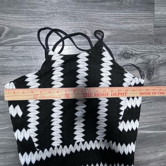 Beach Swim cover up Boho festival crochet maxi dress lined Spaghetti Strap Large - Picture 11 of 11